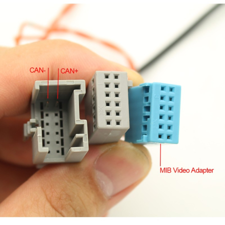 Camera marsarier HD, unghi 170 grade cu StarLight Night Vision pentru RCD330 cu MIB pentru Passat, Golf, Touareg, Touran, Tiguan, Jetta - V903 [5]