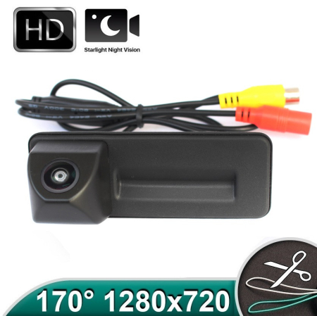 CAMERE PENTRU SKODA - Camera marsarier HD, unghi 170 grade cu StarLight Night Vision pentru Skoda Rapid, Fabia, Superb, Yeti, Roomster, Octavia - FA8012 / FA918 (LS8012)