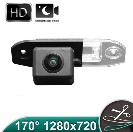 CAMERE PENTRU VOLVO - Camera marsarier HD, unghi 170 grade cu StarLight Night Vision pentru Volvo V50, S40, S60, XC90, XC70, XC60, C70, S80 - FA965