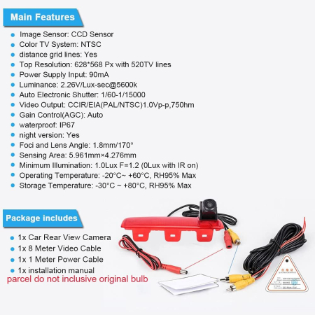 Camera marsarier pe stop frana Dacia Logan MCV, Dokker - 62180802 [4]