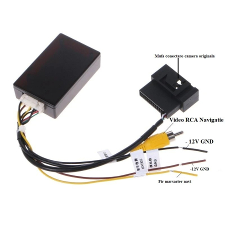 CAMERE MARSARIER - Interfata video camera marsarier pentru navigatie aftermarket grupul VAG - MI-20