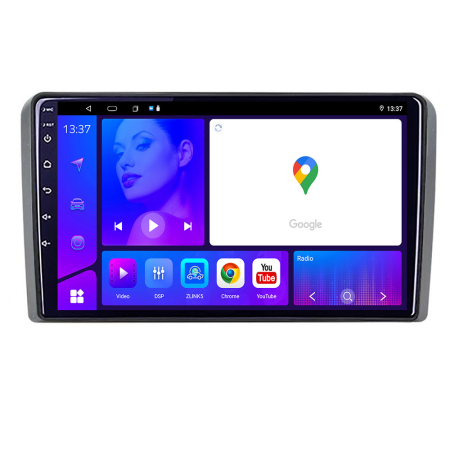 NAVIGATII DEDICATE - Navigatie Audi A3 8P Octa Core KIT 049 EDOTEC-LITE Android Ecran 720P Octa Core 4 64 Carplay