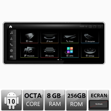 NAVIGATII DEDICATE - Navigatie Audi A3-MIB EDT-A3-MIB-V3 ecran 12.3" Android Gps Internet Bluetooth USB Video Qualcomm 8 GB + 256 GB