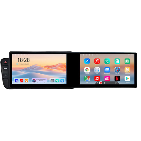 NAVIGATII DEDICATE - Navigatie Audi A4 A5 B8 cu MMI3G Edotec 2 ecrane  8 core 4+128 21.6 inch Incell android Wifi 5Ghz gps internet  KIT-a4-3G
