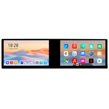 NAVIGATII DEDICATE - Navigatie Audi A4 B6 Kit-050 Edotec 2 ecrane  8 core 4+128 21.6 inch Incell android Wifi 5Ghz gps internet  v1