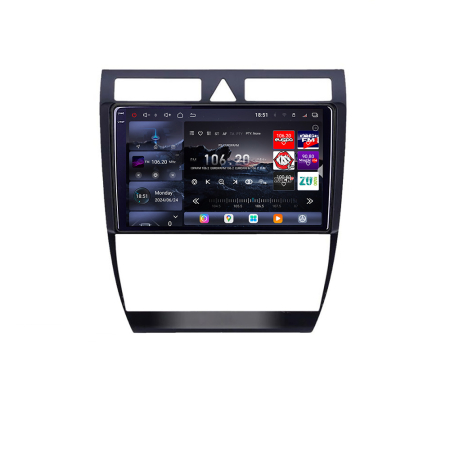 NAVIGATII DEDICATE - Navigatie Audi A6 C5 1997-2004  Edotec Kit-102 8 core QLED 2K 16+512GB 360 Android Waze USB Navigatie Internet Youtube Radio