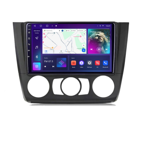 NAVIGATII DEDICATE - Navigatie BMW Seria 1 E87 2007-2011 clima manuala B-bmw117-manual Android Ecran QLED octa core 4+64 carplay android auto KIT-bmw117-manual+EDT-E309V3