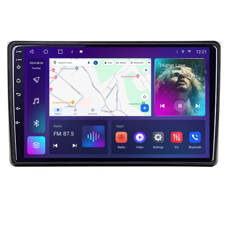 NAVIGATII DEDICATE - Navigatie BMW Seria3 E46 B-052 Android Ecran QLED octa core 4+64 carplay android auto KIT-052+EDT-E309V3