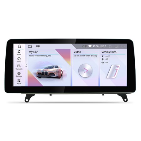 NAVIGATII DEDICATE - Navigatie BMW X5 X6 E70 E71 2007-2008 cu ecran CCC Android ecran 10.25" 4+64 4G BT