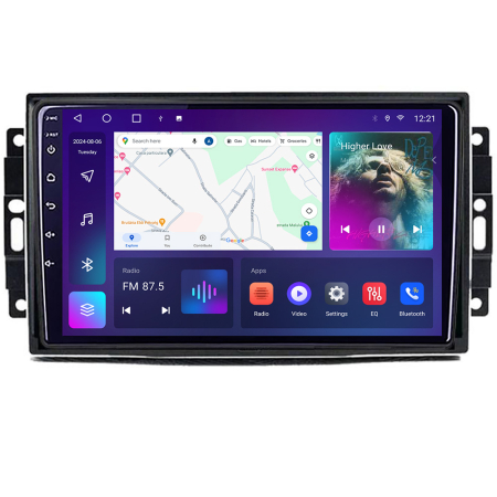 NAVIGATII DEDICATE - Navigatie Chrysler Jeep B-202 Android Ecran QLED octa core 4+64 carplay android auto KIT-202+EDT-E310V3 v3