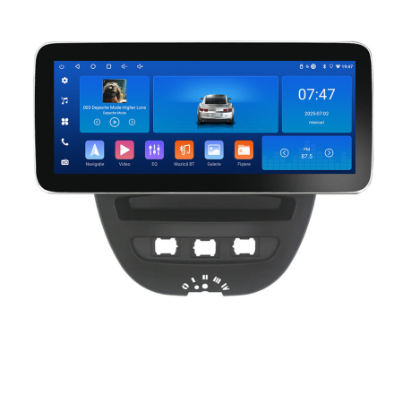 TOYOTA - Navigatie Citroen C1 Peugeot 107 Toyota Aygo 2005-2014  4+64 12.3 inch Incell 1K android Wifi 5Ghz gps internet  KIT-C1
