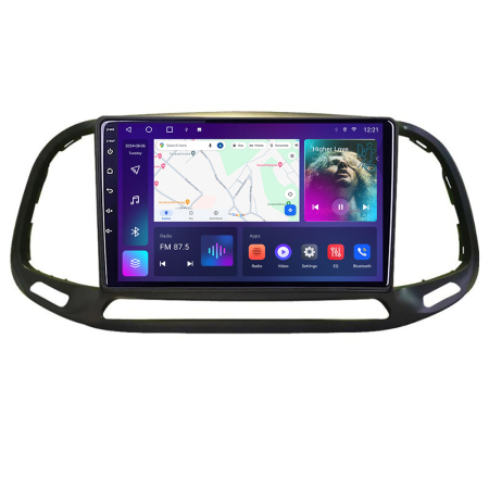NAVIGATII DEDICATE - Navigatie Dacia Dokker Android Ecran QLED octa core 4+64 carplay android auto kit-dokker+EDT-E309V3