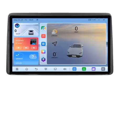DACIA - Navigatie Dacia Duster 2023- Android ecran Qled 2K Octa core 8+128 KIT-duster2023+EDT-E409V3