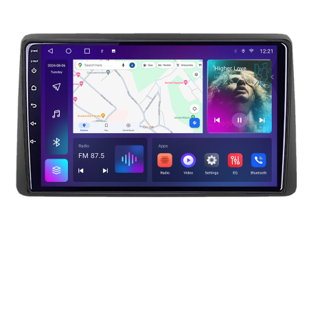 DACIA - Navigatie Dacia Duster dupa 2019 B-199 Android Ecran QLED octa core 4+64 carplay android auto KIT-199+EDT-E310V3