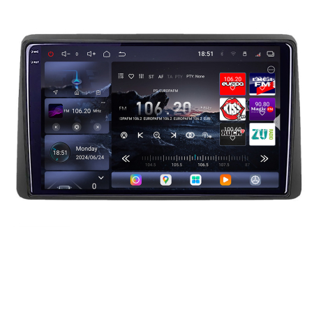 DACIA - Navigatie Dacia Duster dupa 2019 Edotec Kit-199 8 core QLED 2K 16+512GB 360 Android Waze USB Navigatie Internet Youtube Radio v1