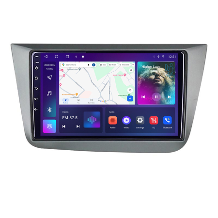 NAVIGATII DEDICATE - Navigatie Dacia Logan 2003-2010 B-logan Android Ecran QLED octa core 4+64 carplay android auto kit-logan+EDT-E309V3