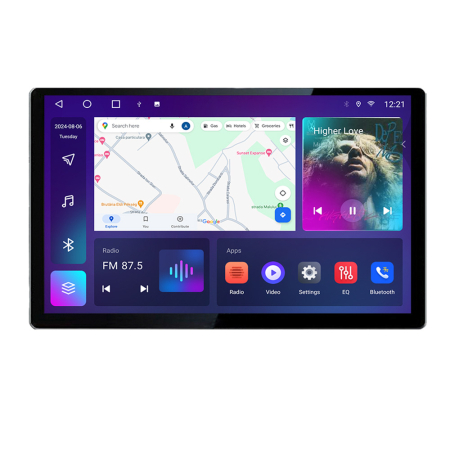 NAVIGATII DEDICATE - Navigatie dedicata BMW Seria 3 E90 N-095 Edonav ecran 13" 2K 4+32 Android Waze USB Navigatie 4G 360 Toslink Youtube Radio KIT-