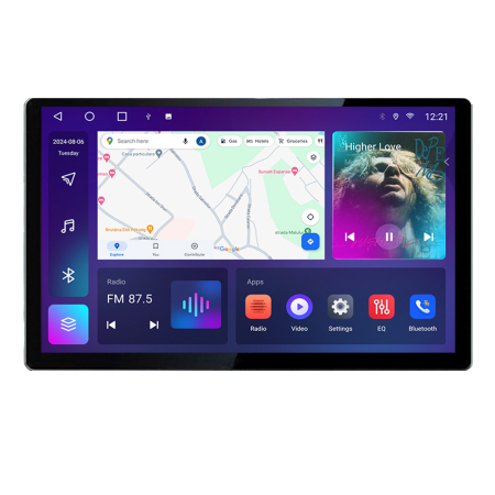 NAVIGATII DEDICATE - Navigatie dedicata Chevrolet Aveo 2010-2013 N-AVEO10 Edonav ecran 13" 2K 4+32 Android Waze USB Navigatie 4G 360 Toslink Youtub