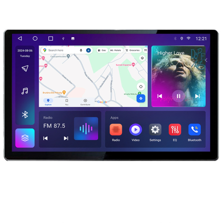 TOYOTA - Navigatie dedicata Edonav Citroen C1 Peugeot 107 Toyota Aygo 2005-2014, Ecran 2K QLED 13",Octacore,4Gb RAM,32Gb Hdd,4G,360,DSP,Carplay,Bluetooth V1