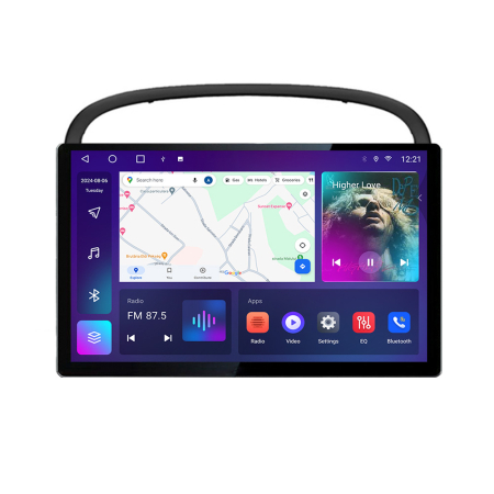 PEUGEOT - Navigatie dedicata Edonav Peugeot 2008 2020- Ecran 2K QLED 13",Octacore,4Gb RAM,32Gb Hdd,4G,360,DSP,Carplay,Bluetooth