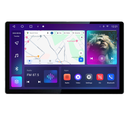 NAVIGATII DEDICATE - Navigatie dedicata Honda Insight 2009-2014 N-insight Edonav ecran 13" 2K 4+32 Android Waze USB Navigatie 4G 360 Toslink Youtub