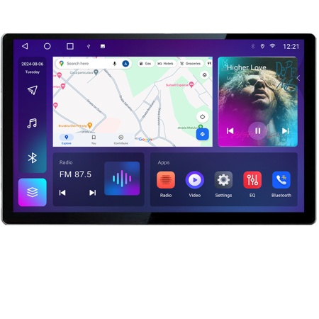 NAVIGATII DEDICATE - Navigatie dedicata Hyundai H350 2016-  Edonav ecran 13" 2K 4+32 Android Waze USB Navigatie 4G 360 Toslink Youtube Radio kit-H3