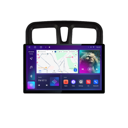 NAVIGATII DEDICATE - Navigatie dedicata Hyundai Santa Fe 2000-2006 Edonav ecran 13" 2K 4+32 Android Waze USB Navigatie 4G 360 Toslink Youtube Radio