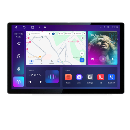 NAVIGATII DEDICATE - Navigatie dedicata Hyundai Tucson N-546 Edonav ecran 13" 2K 4+32 Android Waze USB Navigatie 4G 360 Toslink Youtube Radio KIT-5