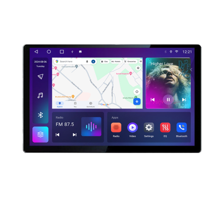 NAVIGATII DEDICATE - Navigatie dedicata Jimny 2007-2016 N-JIMNY07 Edonav ecran 13" 2K 4+32 Android Waze USB Navigatie 4G 360 Toslink Youtube Radio