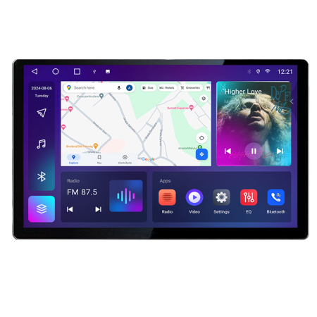 NAVIGATII DEDICATE - Navigatie dedicata Kia Sportage 2007-2013 N-023 Edonav ecran 13" 2K 4+32 Android Waze USB Navigatie 4G 360 Toslink Youtube Rad