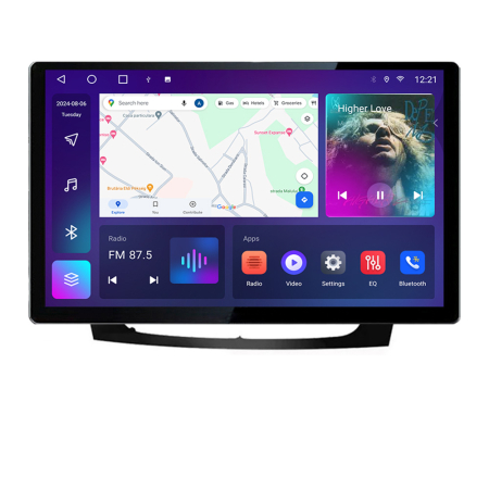 MERCEDES-BENZ - Navigatie dedicata Mercedes W211 W219 N-090 Edonav ecran 13" 2K 4+32 Android Waze USB Navigatie 4G 360 Toslink Youtube Radio K