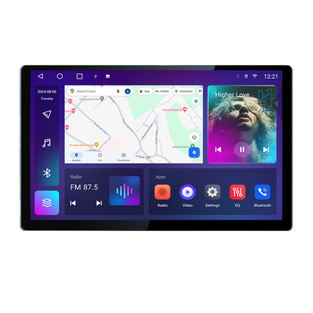 NISSAN - Navigatie dedicata NIssan Navara 2017- N-NAVARA17 Edonav ecran 13" 2K 4+32 Android Waze USB Navigatie 4G 360 Toslink Youtube R