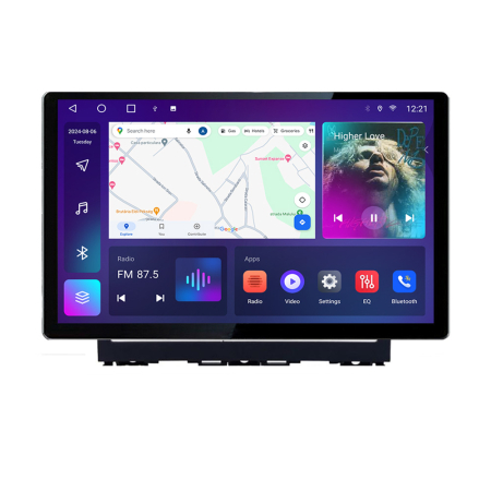 NAVIGATII DEDICATE - Navigatie dedicata Seat Arona Edonav ecran 13" 2K 4+32 Android Waze USB Navigatie 4G 360 Toslink Youtube Radio kit-arona si EDT-E