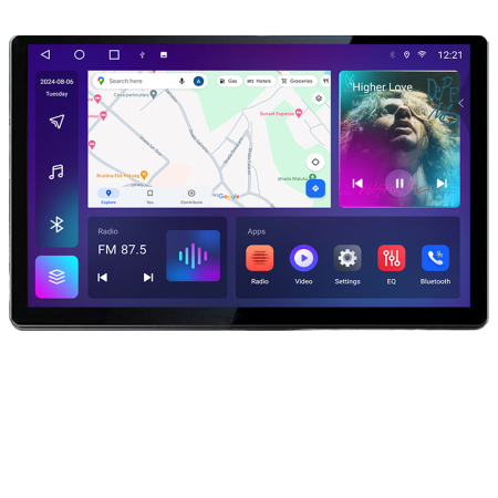 SUBARU - Navigatie dedicata Subaru Forester 2004-2008 N-FORESTER Edonav ecran 13" 2K 4+32 Android Waze USB Navigatie 4G 360 Toslink You