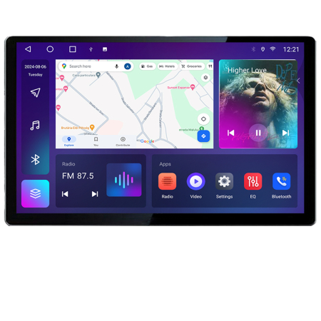 NAVIGATII DEDICATE - Navigatie dedicata Suzuki Swift 2003-2010 N-SWIFT Edonav ecran 13" 2K 4+32 Android Waze USB Navigatie 4G 360 Toslink Youtube R
