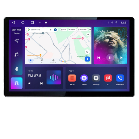 TOYOTA - Navigatie dedicata Toyota Land Cruiser L100 2002-2008 N-L100 Edonav ecran 13" 2K 4+32 Android Waze USB Navigatie 4G 360 Toslin