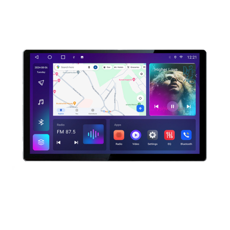 TOYOTA - Navigatie dedicata Toyota RAV4 2018 Edonav ecran 13" 2K 4+32 Android Waze USB Navigatie 4G 360 Toslink Youtube Radio KIT-RAV4 V1