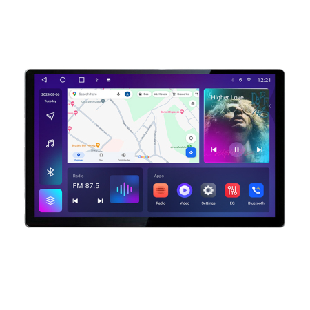 VOLVO - Navigatie dedicata Volvo S80 2004-2006 N-S80 Edonav ecran 13" 2K 4+32 Android Waze USB Navigatie 4G 360 Toslink Youtube Radio