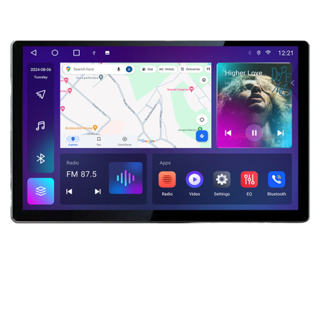 VOLKSWAGEN - Navigatie dedicata VW Golf 7 N-491 Edonav ecran 13" 2K 4+32 Android Waze USB Navigatie 4G 360 Toslink Youtube Radio KIT-491 si ED