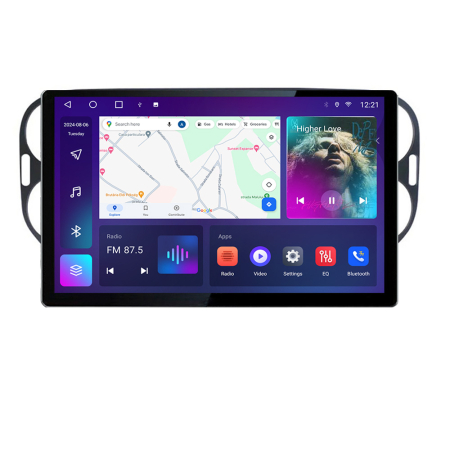 VOLKSWAGEN - Navigatie dedicata VW Tiguan si Golf Plus 2012-2016 Edonav ecran 13" 2K 4+32 Android Waze USB Navigatie 4G 360 Toslink Youtube Radio KIT-4