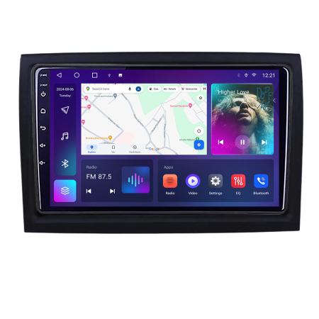 FIAT - Navigatie Fiat Ducato Citroen Jumper Peugeot Expert 2006-2018 variante radio cd sau navigatie de fabrica Android Ecran QLED octa core 4+64 carplay android auto KIT-ducato-high+EDT-E309V3