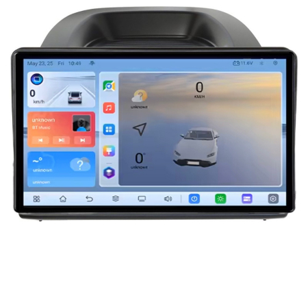 FORD - Navigatie Ford Ecosport 2017-2019 Android ecran Qled 2K Octa core 4+32 KIT-ecosport2018+EDT-E410V3