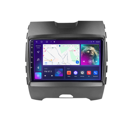 FORD - Navigatie Ford Edge 2015-2021 midline B-edge-mid Android Ecran QLED octa core 4+64 carplay android auto kit-edge-mid+EDT-E309V3