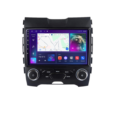 FORD - Navigatie Ford Edge 2015-2021 midline B-edge-mid Android Ecran QLED octa core 4+64 carplay android auto kit-edge-mid+EDT-E309V3