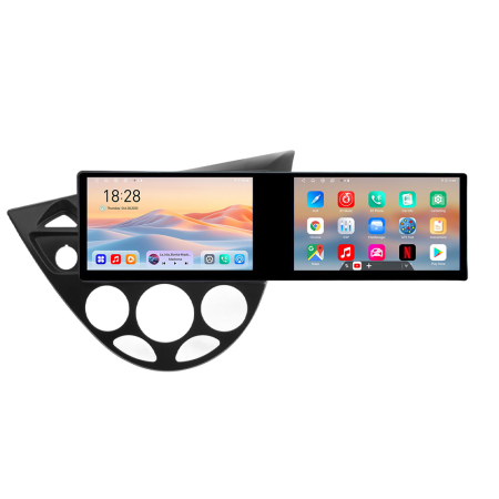 FORD - Navigatie Ford Focus 1 1998-2004 Edotec 2 ecrane  8 core 4+128 21.6 inch Incell android Wifi 5Ghz gps internet  kit-focus1