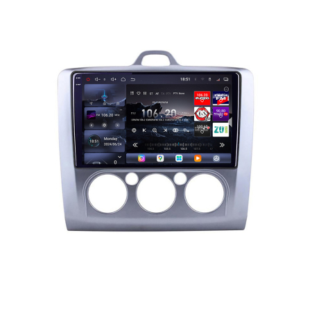 FORD - Navigatie Ford Focus 2 Clima Manuala 2005-2010 Edotec Kit-140-manual 8 core QLED 2K 16+512GB 360 Android Waze USB Navigatie Internet Youtube Radio
