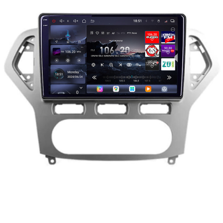 NAVIGATII DEDICATE - Navigatie Ford Mondeo 2006-2010 Edotec Kit-MONDEO-AC 8 core QLED 2K 16+512GB 360 Android Waze USB Navigatie Internet Youtube Radio