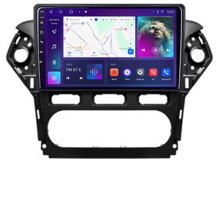 NAVIGATII DEDICATE - Navigatie Ford Mondeo 2010-2014 B-MONDEO-CLIMA Android Ecran QLED octa core 4+64 carplay android auto KIT-MONDEO-CLIMA+EDT-E310V3