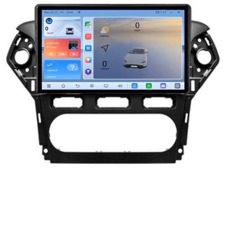 NAVIGATII DEDICATE - Navigatie Ford Mondeo 2010-2014 C-MONDEO-CLIMA Android 8 Core 2.2 Ghz 8+128 Qled 1K ADAS 4G LTE GPS 360 KIT-MONDEO-CLIMA+EDT-E410V3