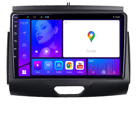 NAVIGATII DEDICATE - Navigatie Ford Ranger 2015 cu cd EDOTEC-LITE Android Ecran 720P Octa Core 4 64 Carplay